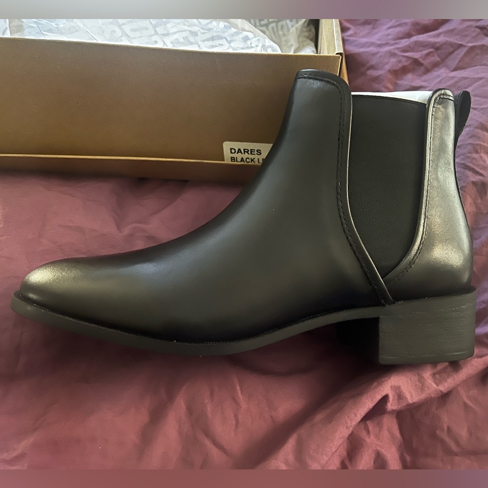 Steve Madden Black Ankle Boots